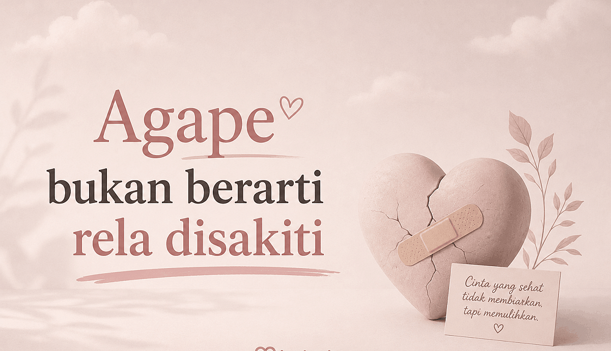 Agape Bukan Berarti Rela Disakiti