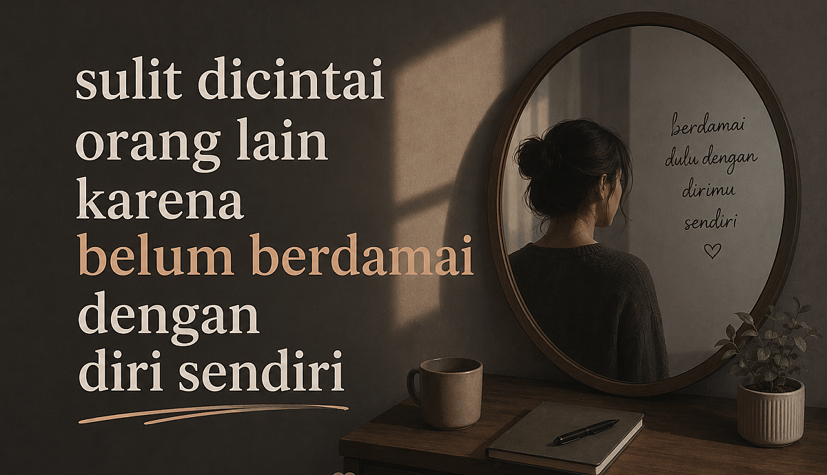 Sulit Dicintai Orang Lain Karena Belum Berdamai dengan Diri Sendiri