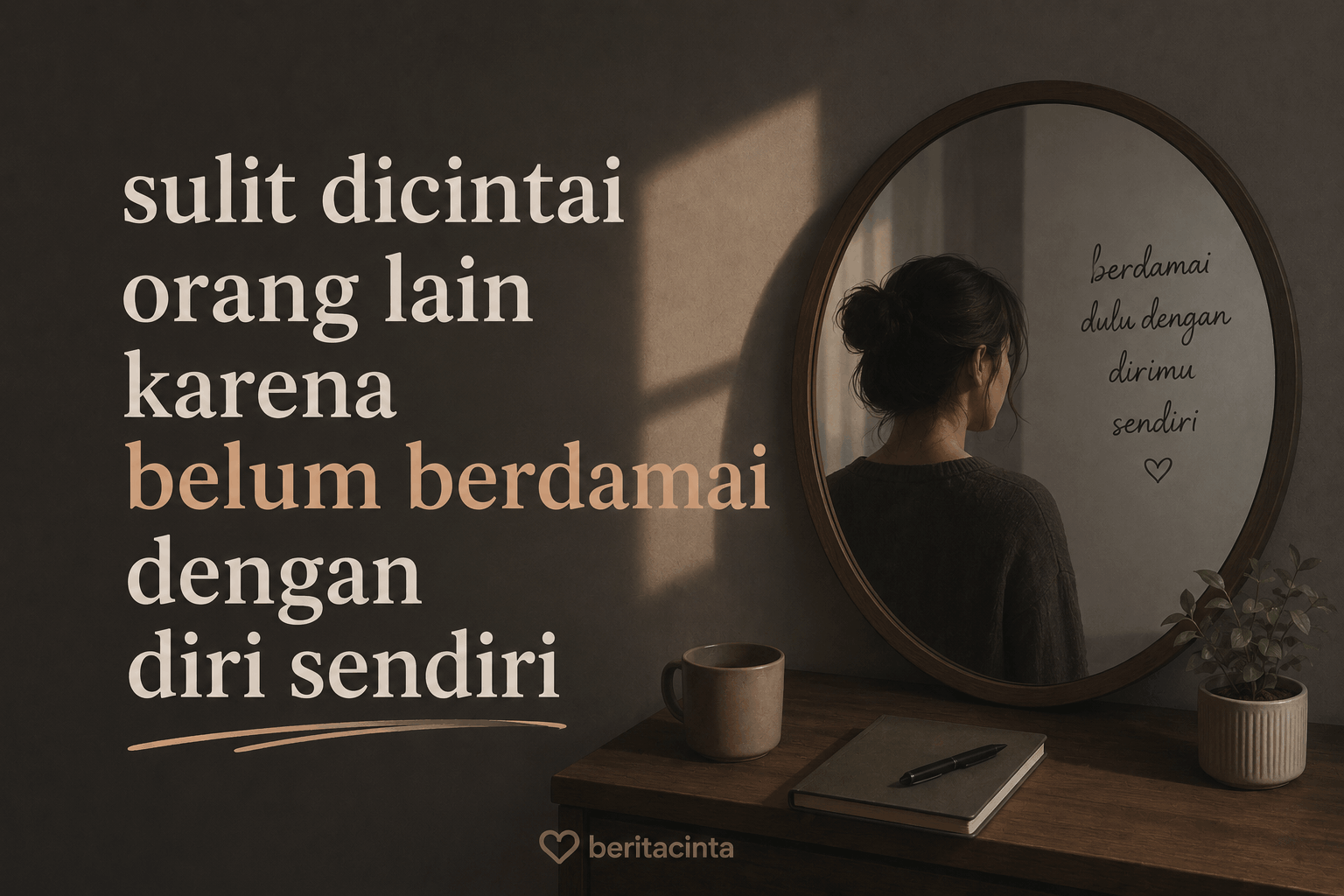 Sulit Dicintai Orang Lain Karena Belum Berdamai dengan Diri Sendiri