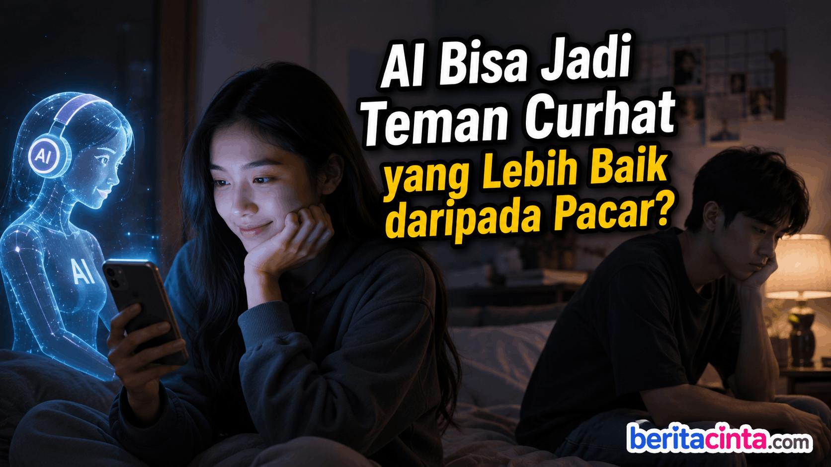AI Bisa Jadi Teman Curhat yang Lebih Baik daripada Pacar?