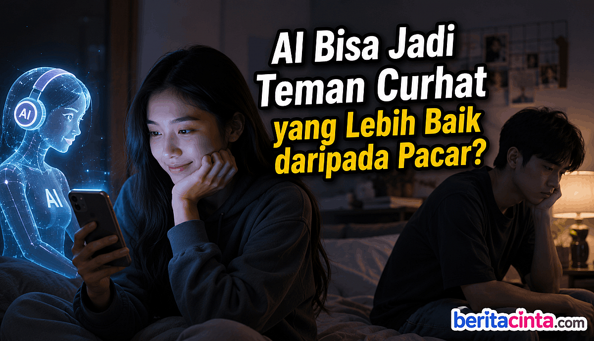 AI Bisa Jadi Teman Curhat yang Lebih Baik daripada Pacar?