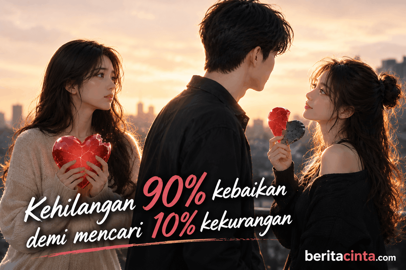 Kehilangan 90% kebaikan demi mencari 10% kekurangan