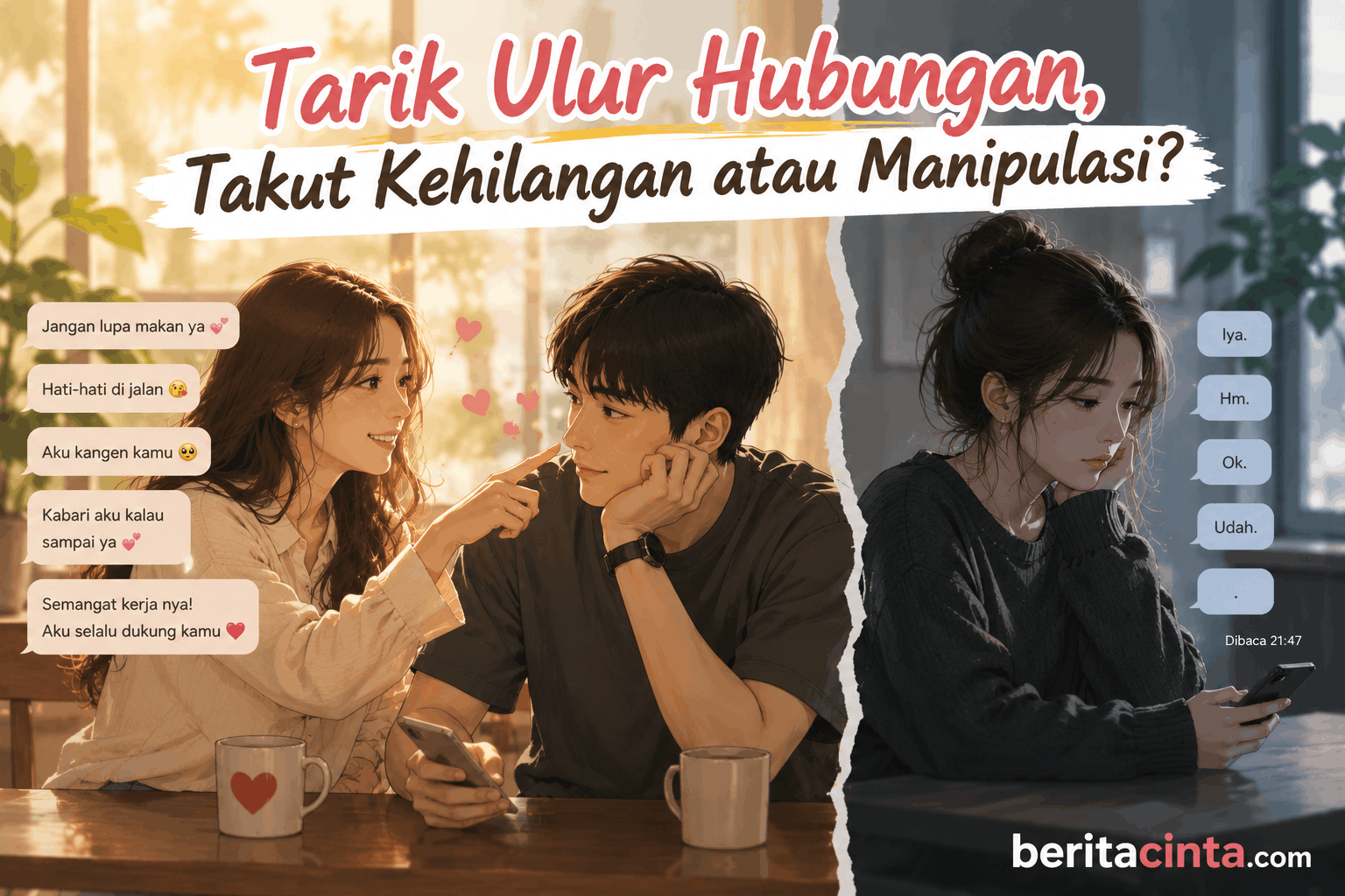 Tarik Ulur Hubungan, Takut Kehilangan atau Manipulasi?
