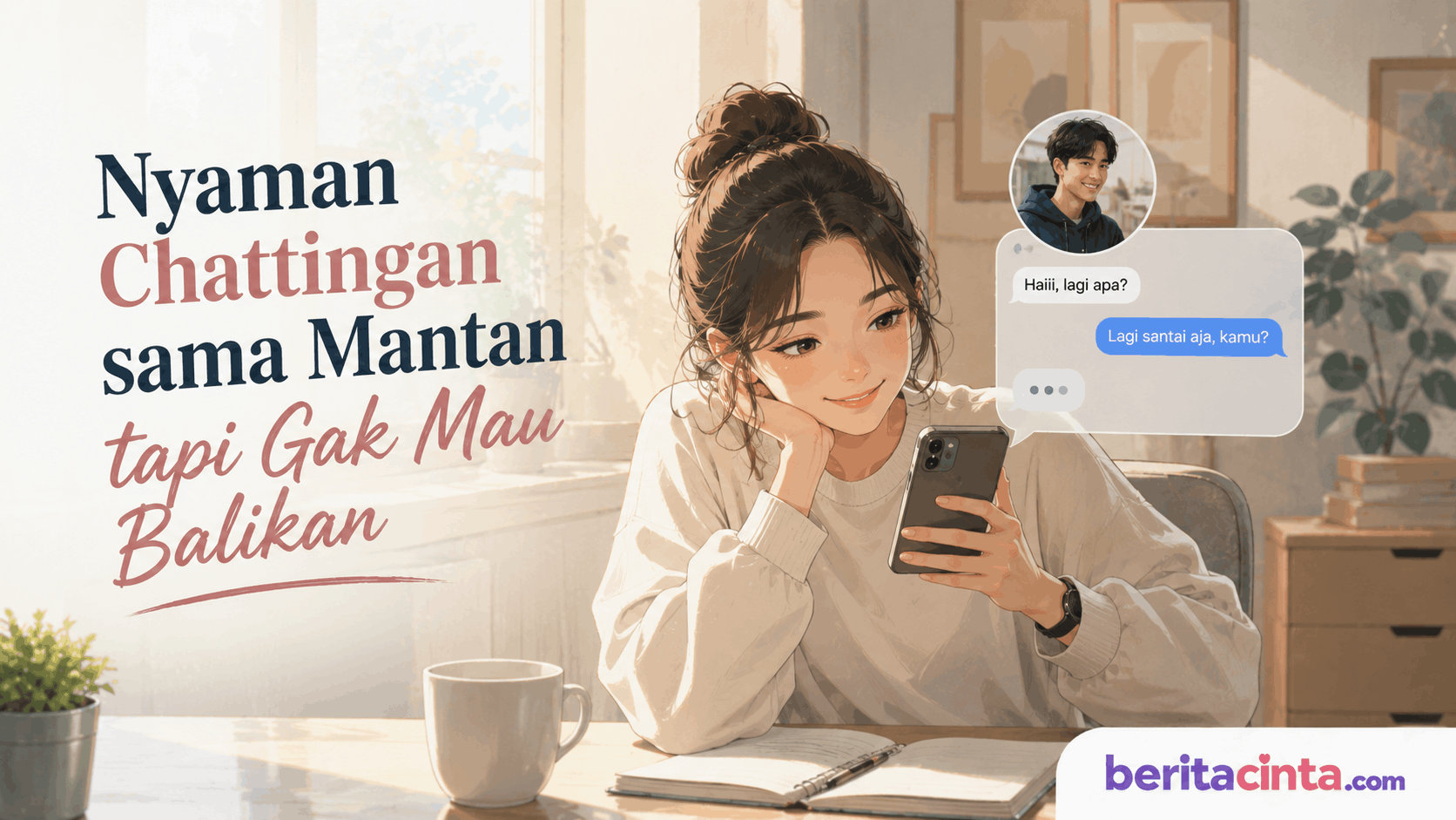 Nyaman Chattingan sama Mantan tapi Gak Mau Balikan