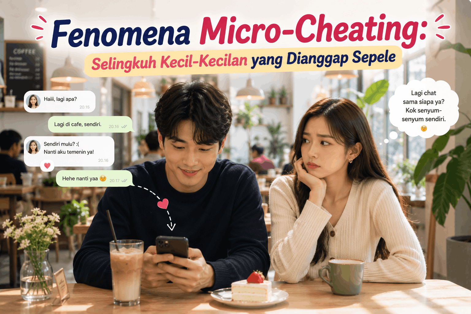 Fenomena Micro-Cheating: Selingkuh Kecil-Kecilan yang Dianggap Sepele