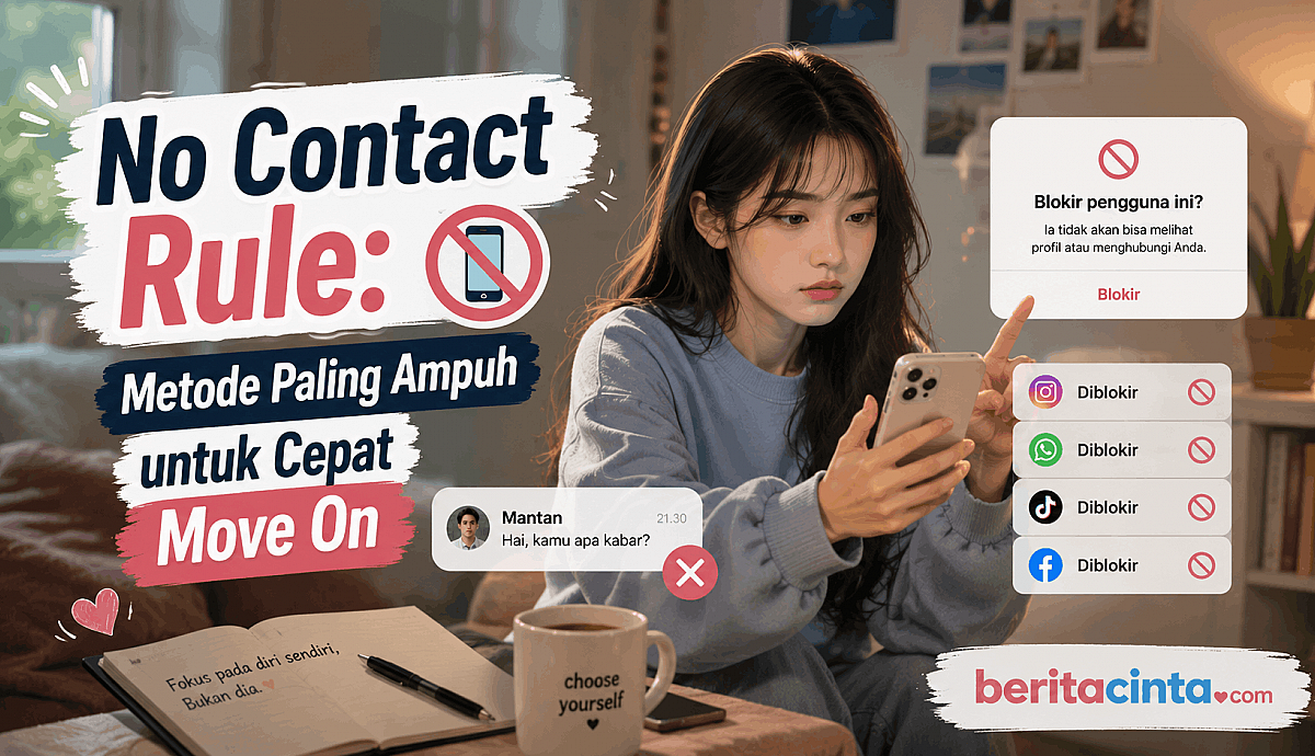 No Contact Rule: Metode Paling Ampuh untuk Cepat Move On
