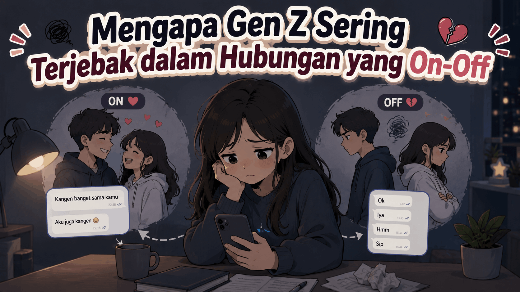 Mengapa Gen Z Sering Terjebak dalam Hubungan yang On-Off