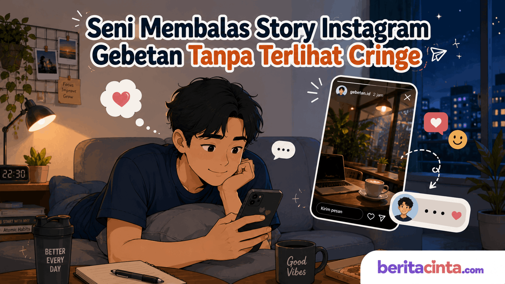 Seni Membalas Story Instagram Gebetan Tanpa Terlihat Cringe