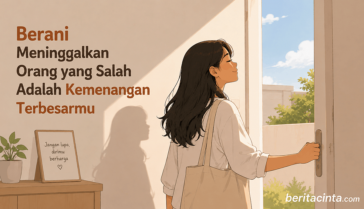Berani Meninggalkan Orang yang Salah Adalah Kemenangan Terbesarmu