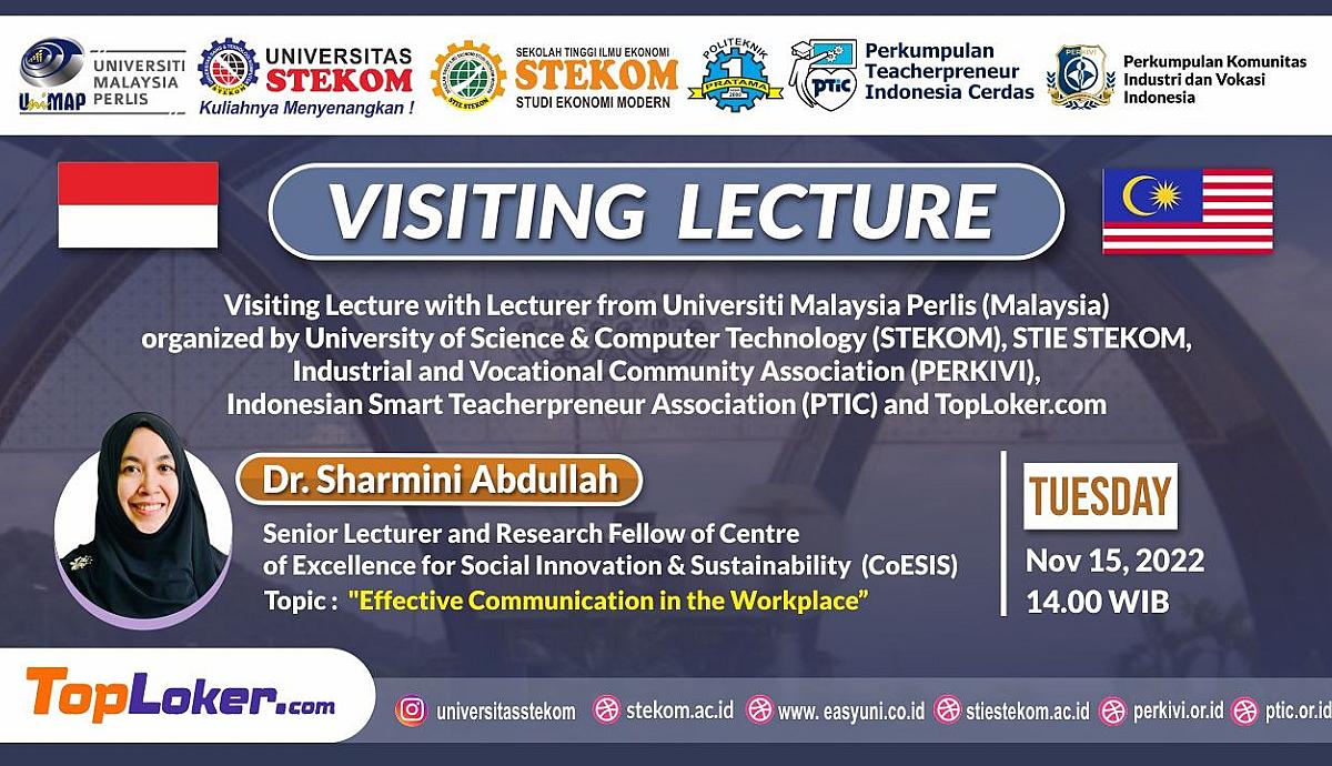 Visiting Lecture Day 2 Effective Communication in the Workplace