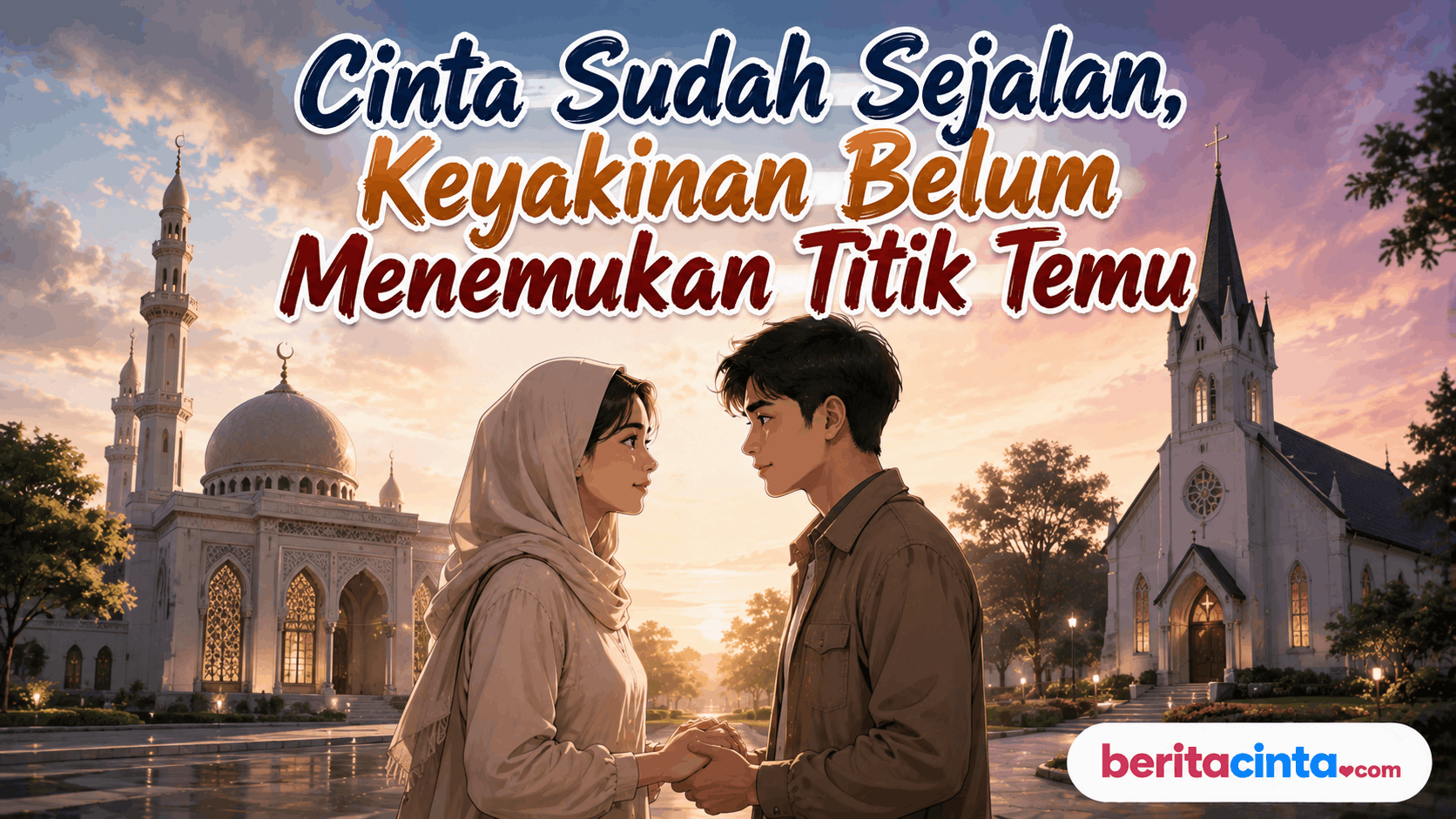 Cinta Sudah Sejalan, Keyakinan Belum Menemukan Titik Temu