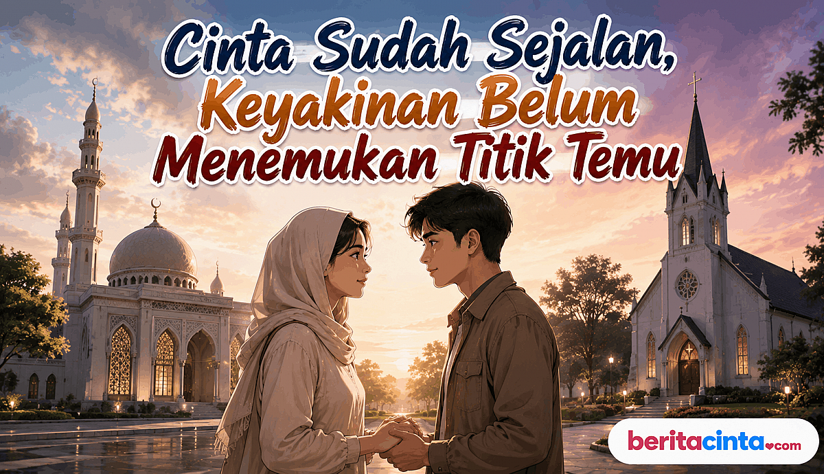 Cinta Sudah Sejalan, Keyakinan Belum Menemukan Titik Temu