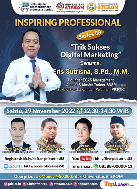 INSPIRING PROFESSIONAL Trik Sukses Digital Marketing #SERIES 58