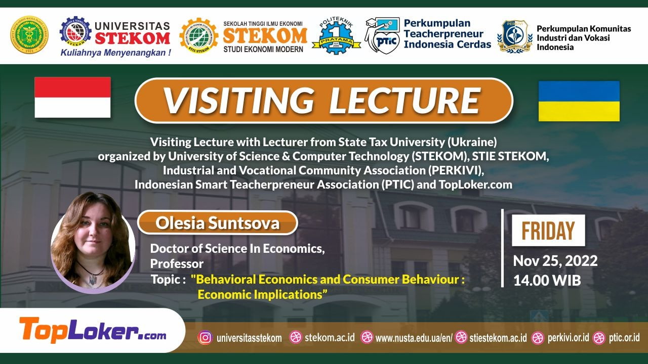 Visiting Lecture Behavioral Economics and Consumer Behaviour : Economic Implications