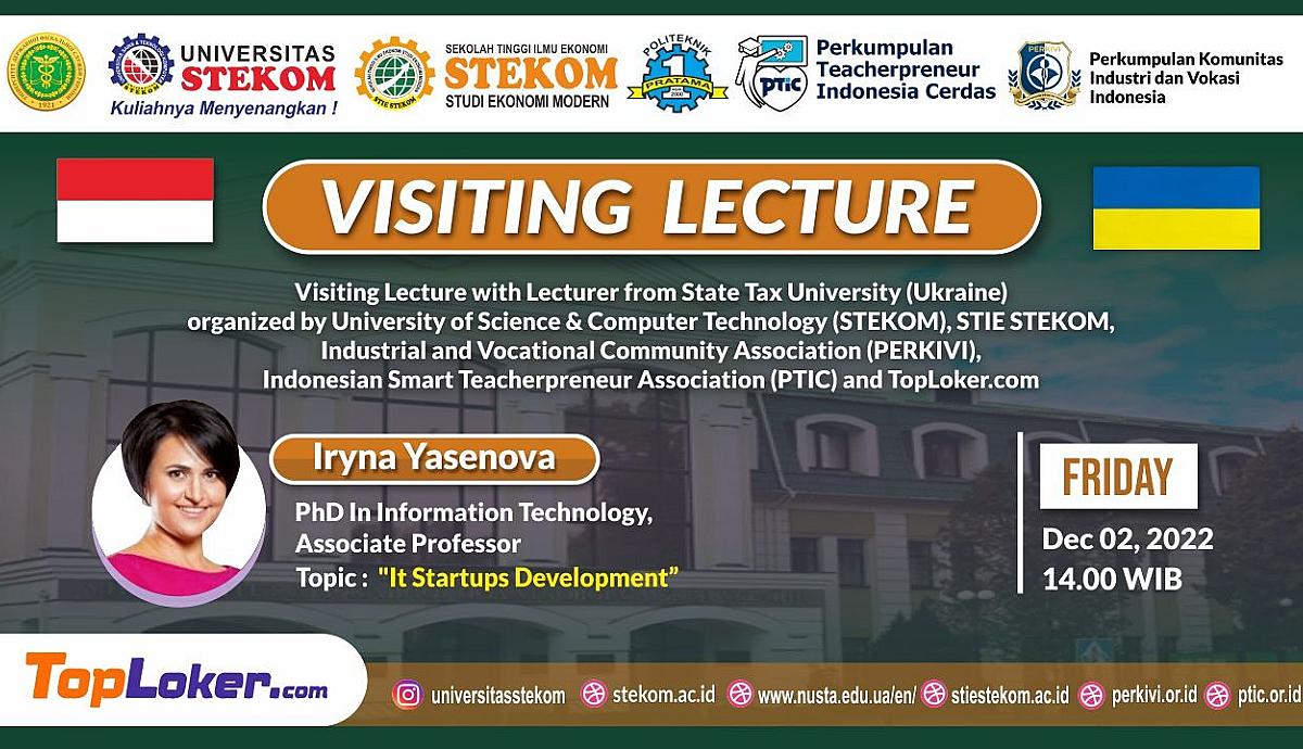 VISITING LECTURE It Startups Development