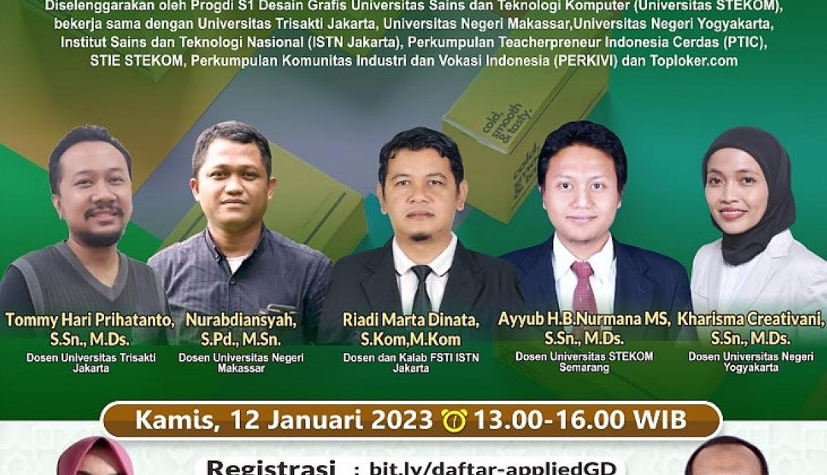WEBINAR NASIONAL Applied Graphic Design 