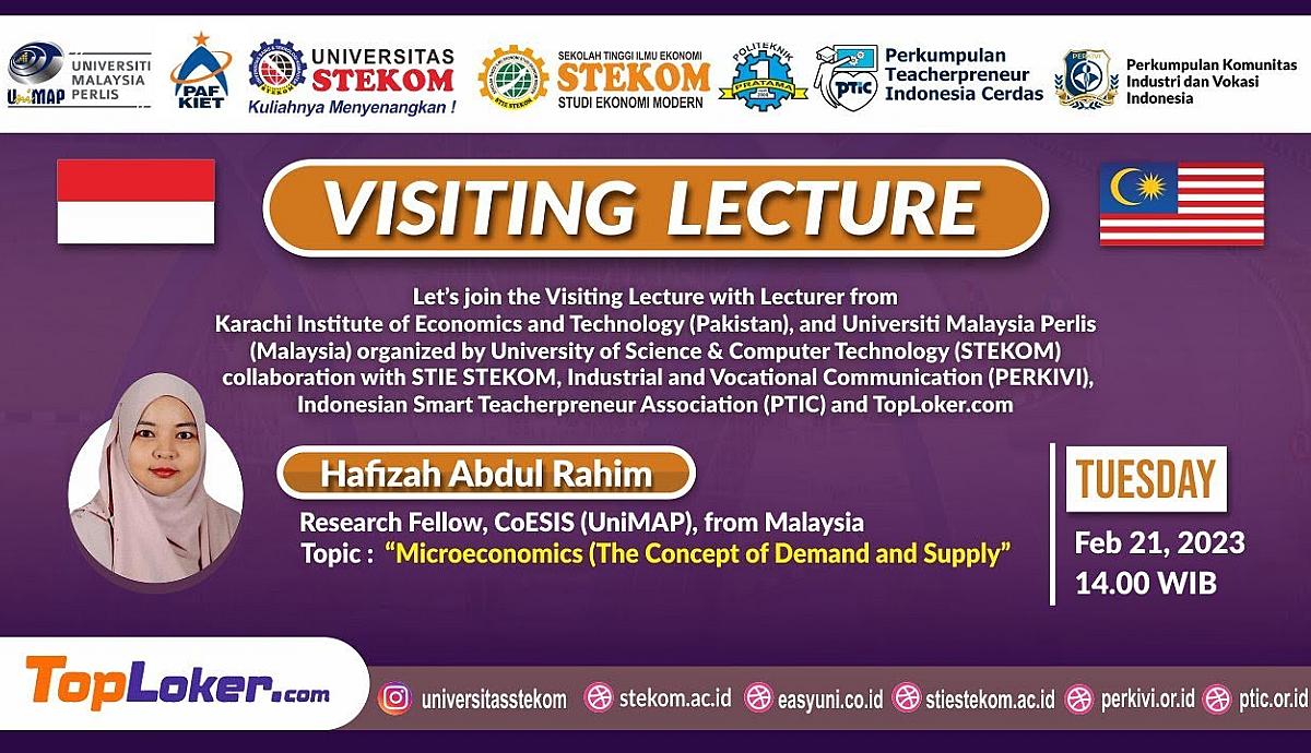 VISITING LECTURE DAY 3 Microeconomics (The Concept of Demand and Supply)