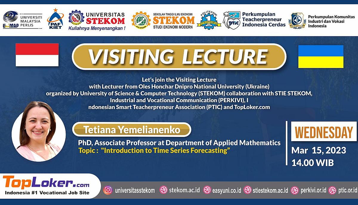 VISITING LECTURE DAY 1 Introduction to Time Series Forecasting