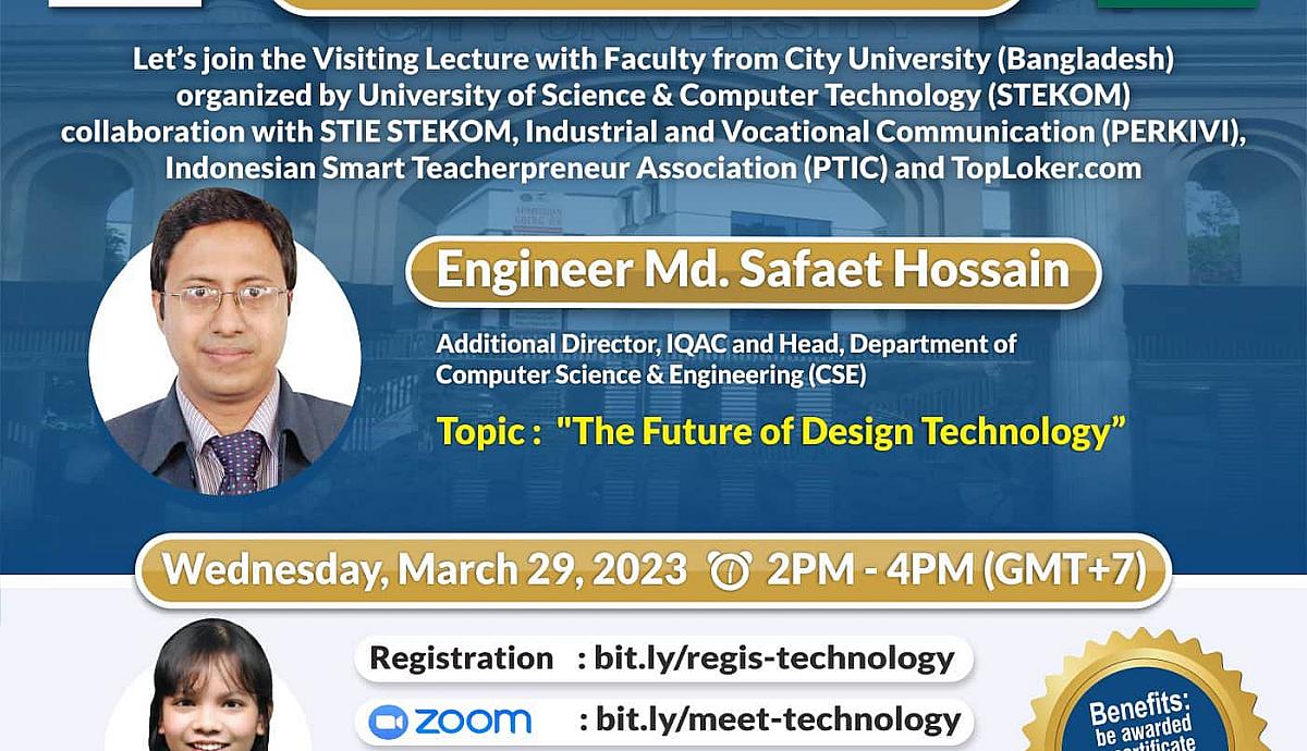 VISITING LECTURE The Future of Design Technology