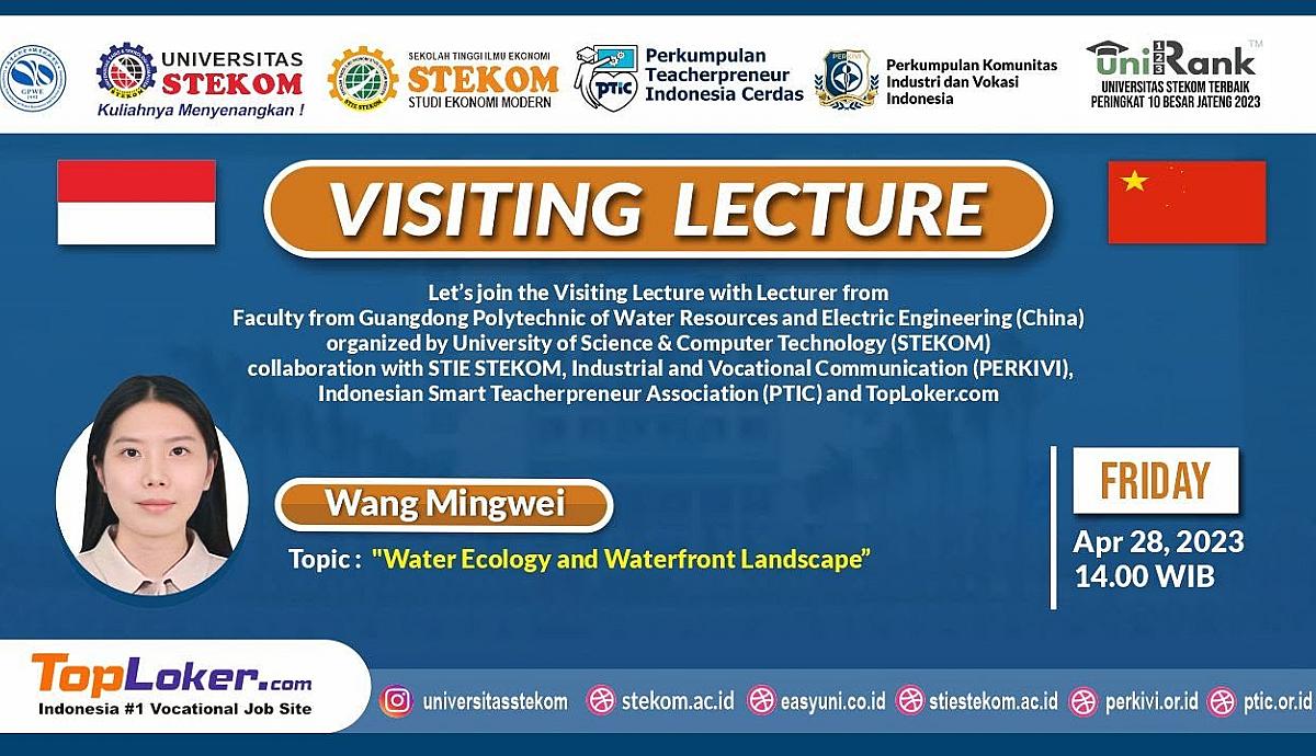 VISITING LECTURE DAY 1 Water Ecology and Waterfront Landscape