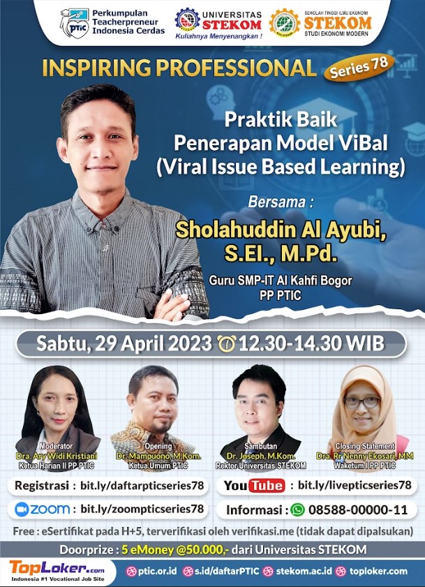 INSPIRING PROFESSIONAL Praktik Baik Penerapan Model ViBal (Viral Issue Based Learning)