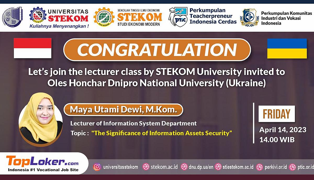 CONGRATULATION The Signficance of Information Assets Security