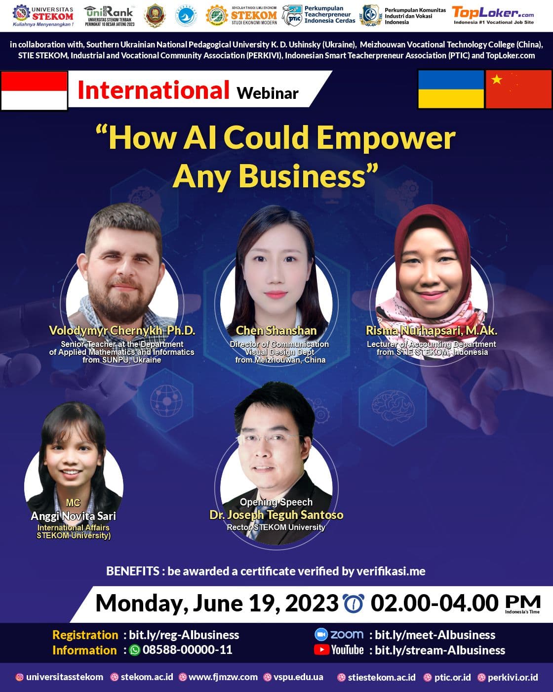 INTERNATIONAL WEBINAR How AI Could Empower Any Business