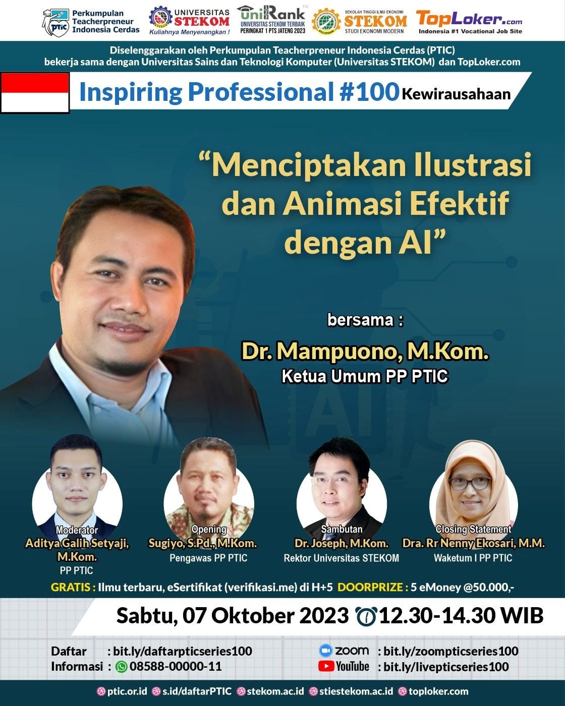 INSPIRING PROFESSIONAL Menciptakan Ilustrasi dan Animasi Efektif dengan AI