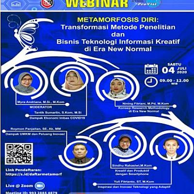 Metamorfosis Diri : Transformasi Metode Penelitian Dan Bisnis Teknologi Informasi Kreatif Di Era New Normal