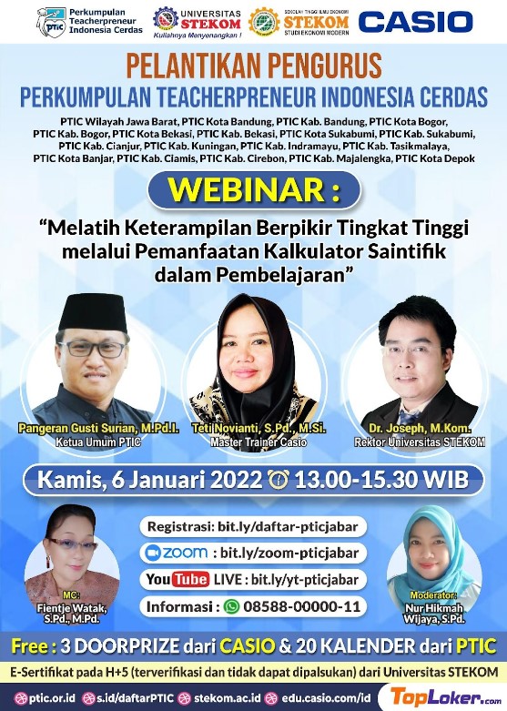 Melatih Keterampilan Berfikir Tingkat Tinggi melalui Pemanfaatan Kalkulator Saintifik dalam Pembelajaran.