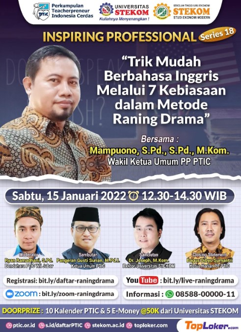 Trik Mudah Berbahasa Inggris Melalui 7 Kebiasaan dalam Metode Raning Drama