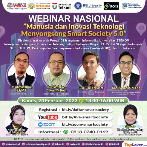Manusia dan Inovasi Teknologi Menyongsong Smart Society 5.0