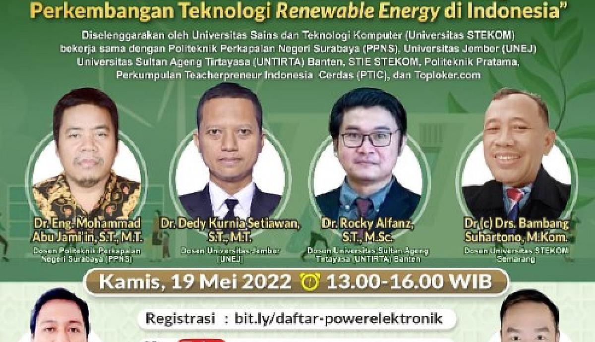 Peran Power Elektronik dalam Mendukung Perkembangan Teknologi Renewable Energy di Indonesia