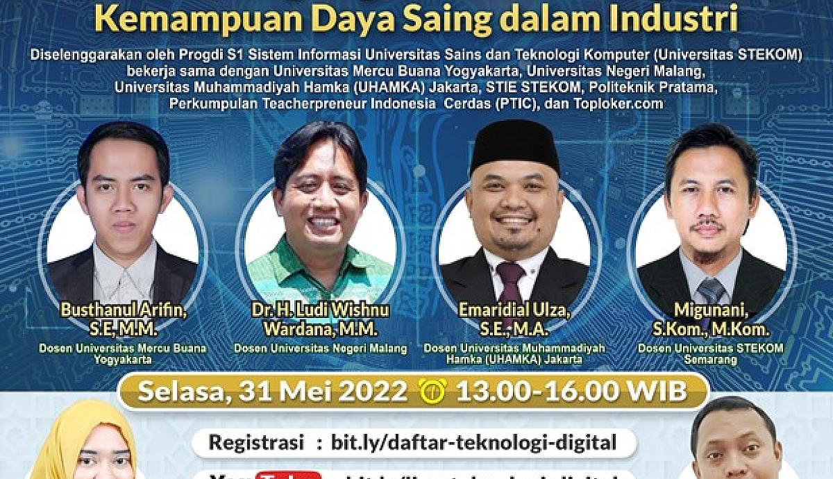 Peran Teknologi Digital untuk Meningkatkan Kemampuan Daya Saing dalam Industri