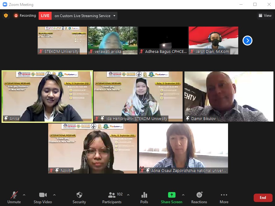 Webinar Internasional: “Emerging Business in New Normal”
