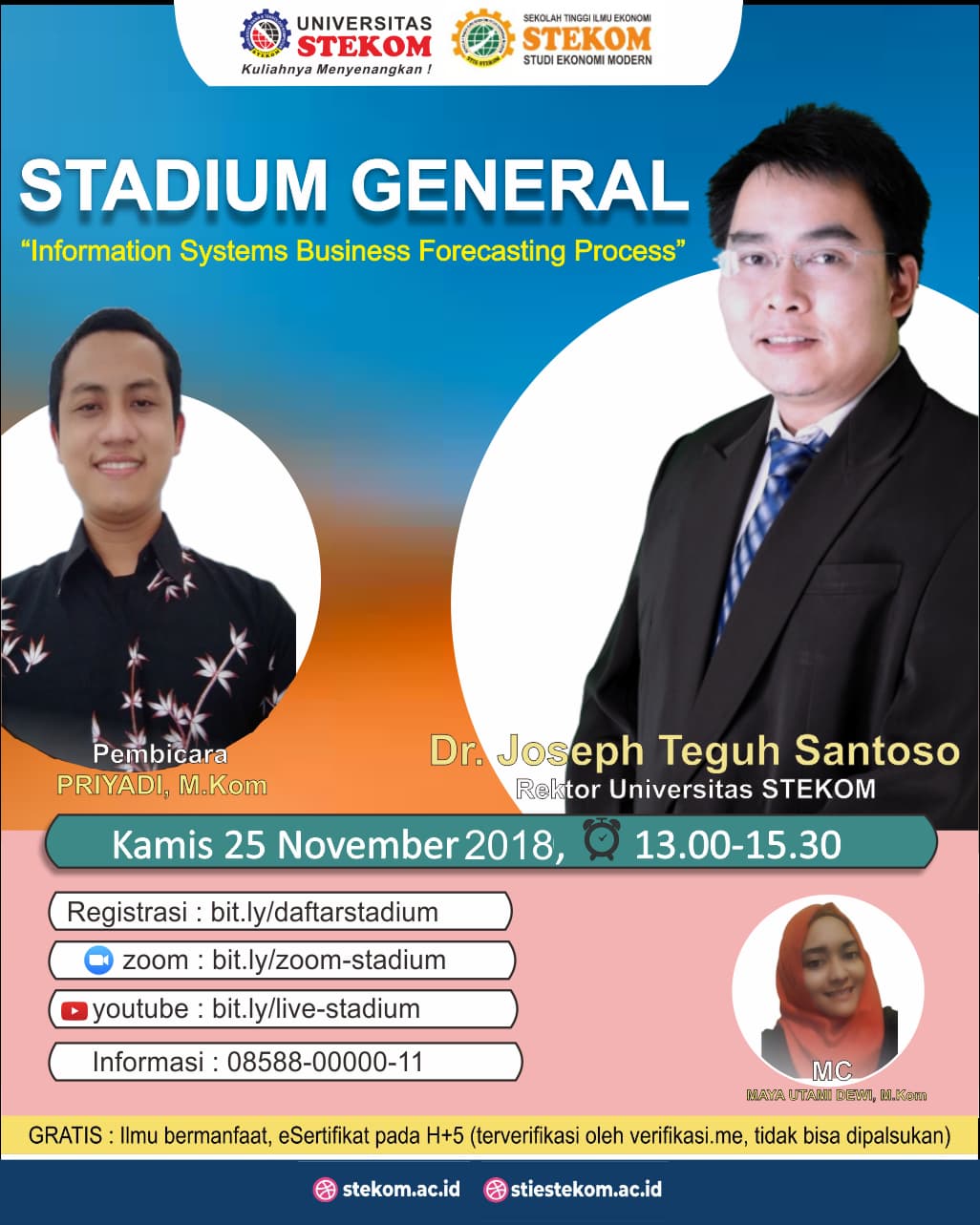 STADIUM GENERAL BERSAMA Priyadi, M.Kom