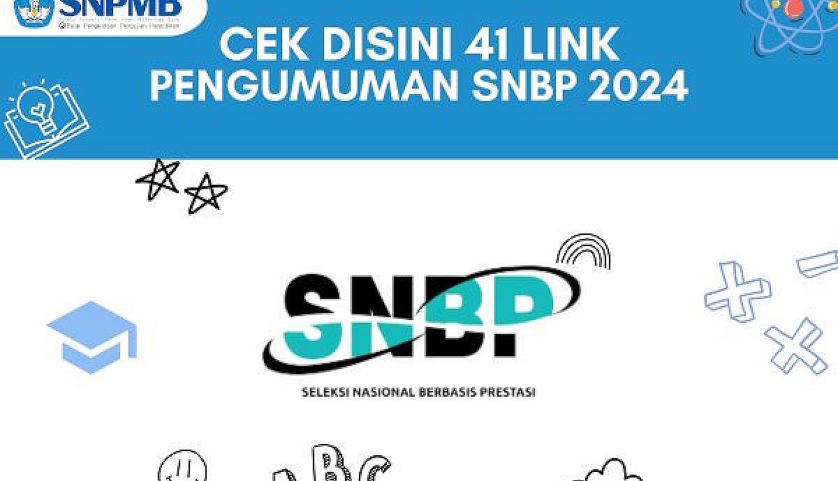 41 Link Pengumuman SNBP 2024