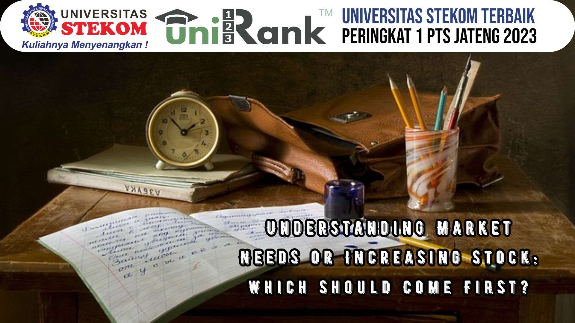 Understanding Market Needs or Increasing Stock: Which Should Come First?