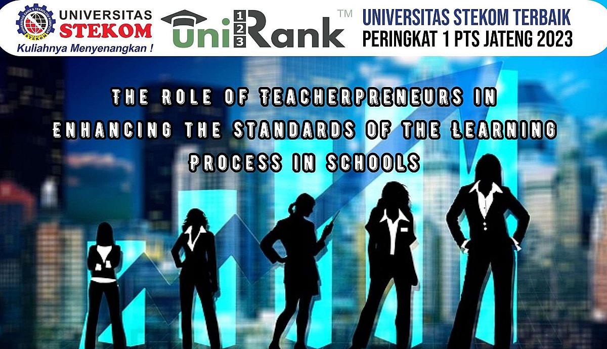 The Role of Teacherpreneurs in Enhancing the Standards of the Learning Process in Schools