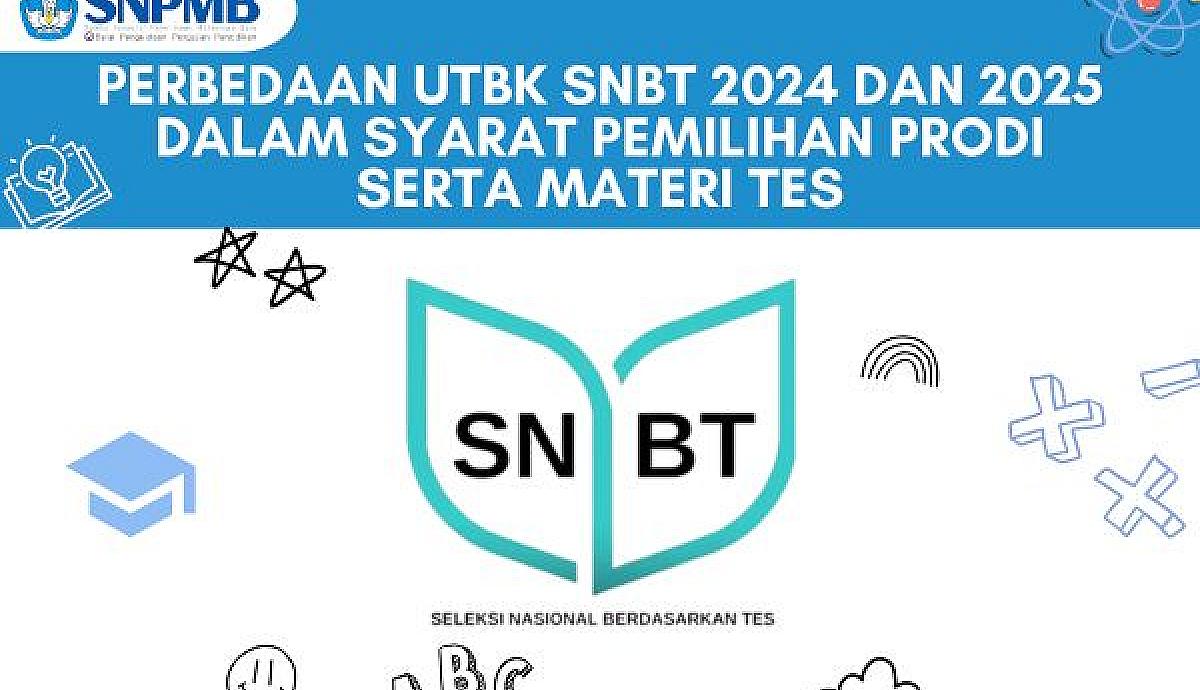 Perbedaan UTBK SNBT 2024 dan 2025 dalam Syarat Pemilihan Prodi serta Materi Tes