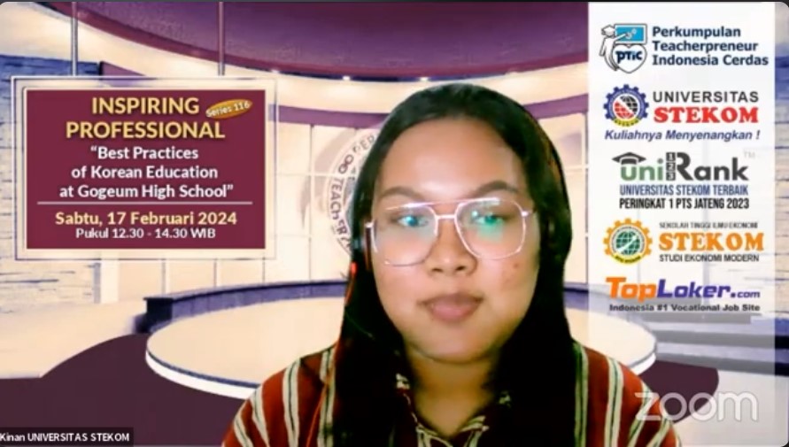 INSPIRING PROFESSIONAL #116 &quot;Best Practices of Korean Education at Gogeum High School&quot;
