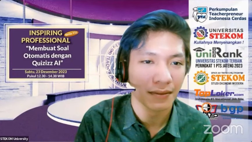 INSPIRING PROFESSIONAL Membuat Soal Otomatis dengan Quizizz AI