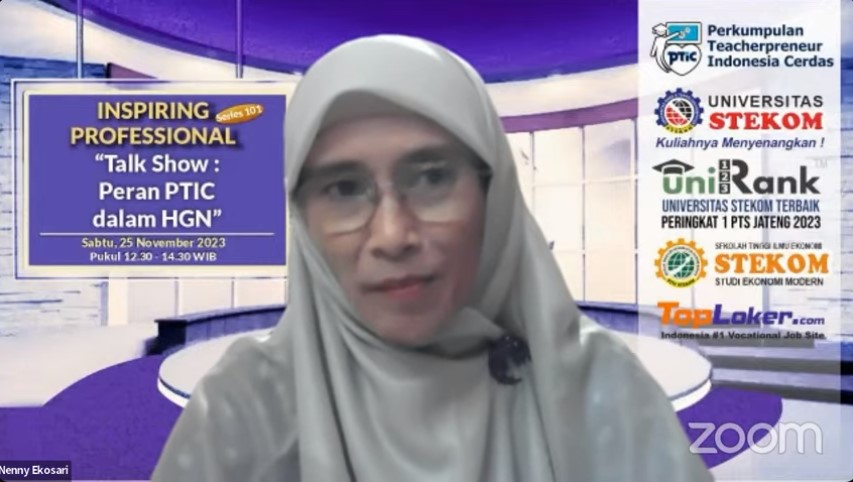 INSPIRING PROFESSIONAL Talk Show : Peran PTIC dalam HGN