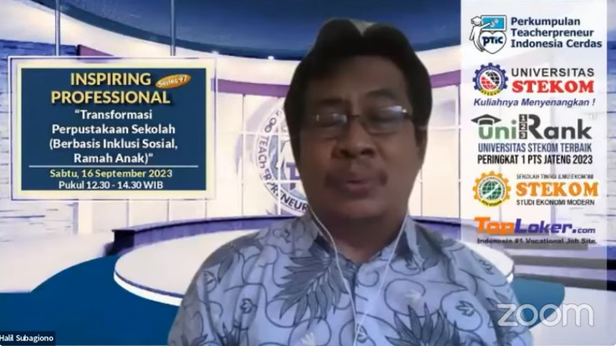 Inspiring Professional Transformasi Perpustakaan Sekolah Berbasis Inklusi Sosial