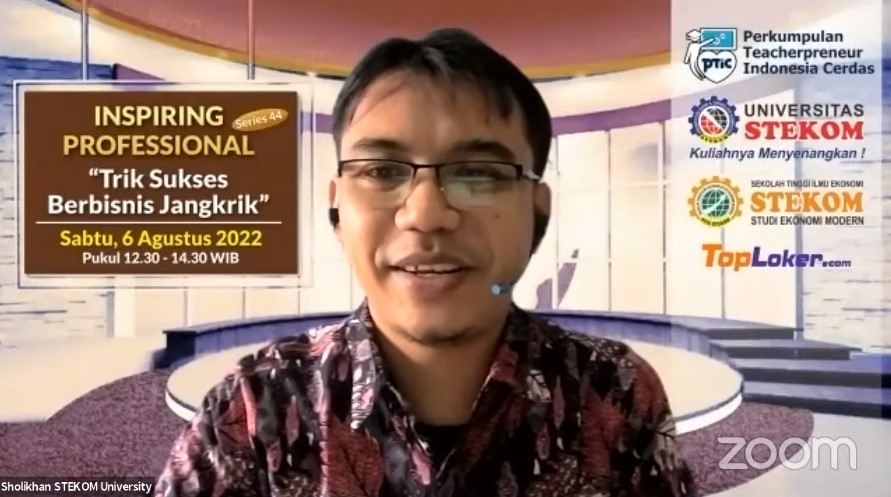 INSPIRING PROFESSIONAL ''Trik Sukses Berbisnis Jangkrik''