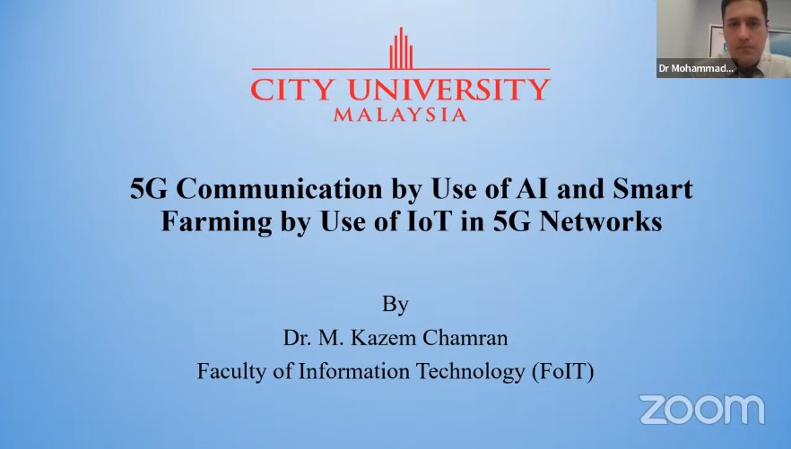INTERNATIONAL VISITING LECTURE 5G Techbology with Use of AI