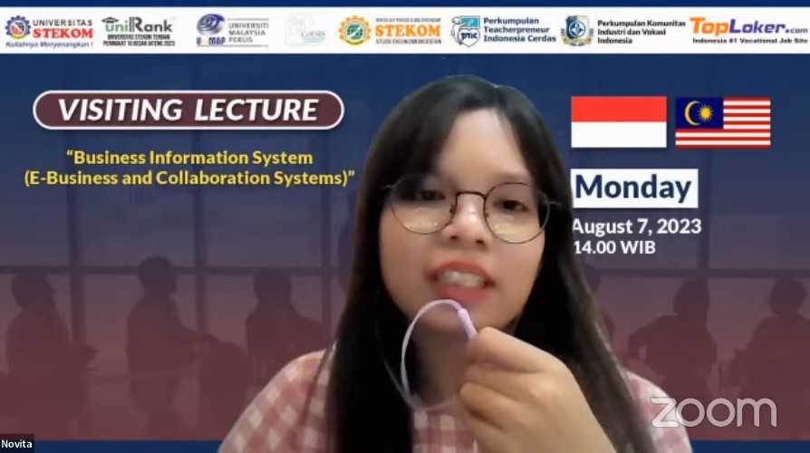 INTERNATIONAL VISITING LECTURE Business Information System (E-Business and Collaboration Systems)