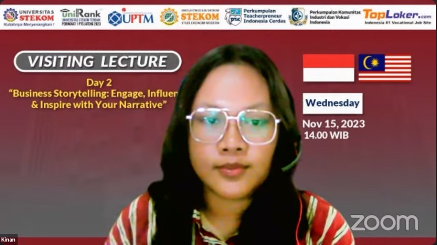 INTERNATIONAL Visiting Lecture Business Storytelling: Engage, Influence &amp; Inspire with Your Narrative