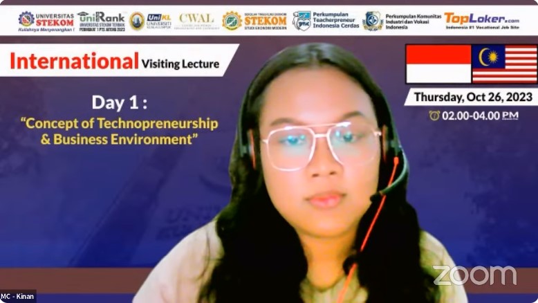INTERNATIONAL Visiting Lecture Concept of Technopreneurship &amp; Business Environment