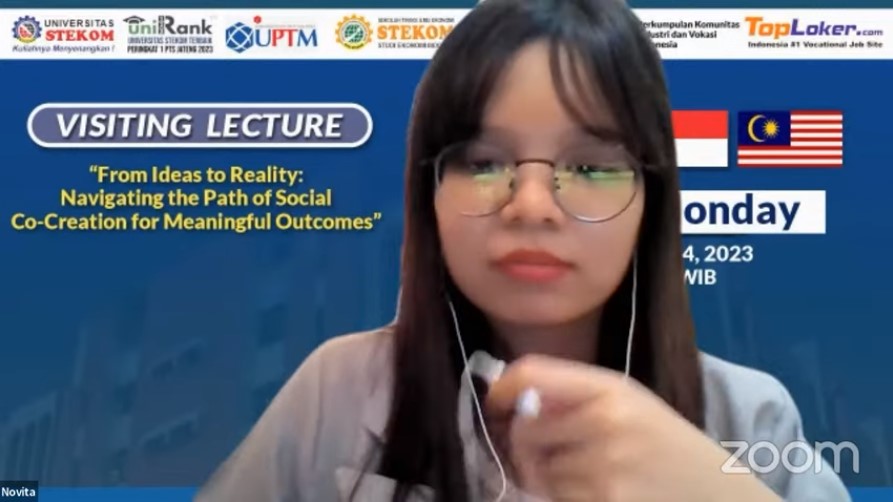 INTERNATIONAL VISITING LECTURE From Ideas to Reality: Navigating the Path of Social Co-Creation for Meaningful Outcomes